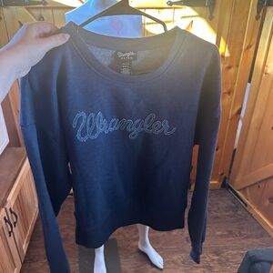 Wrangler Women's Dark Blue Sweatshirt